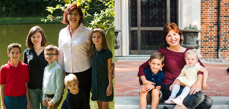 Photo of Senator Mizell with her grandchildren